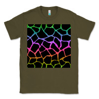 Army Green giraffe glitter seamless pattern Classic Tee - BundleAndBundleShop
