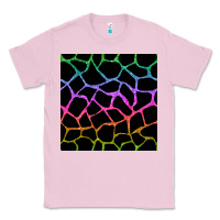 Bubblegum Pink giraffe glitter seamless pattern Classic Tee - BundleAndBundleShop