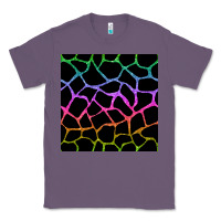 Lavender giraffe glitter seamless pattern Classic Tee - BundleAndBundleShop