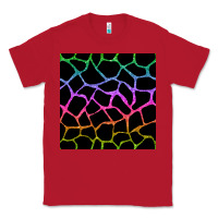 Red giraffe glitter seamless pattern Classic Tee - BundleAndBundleShop