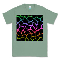 Sage giraffe glitter seamless pattern Classic Tee - BundleAndBundleShop