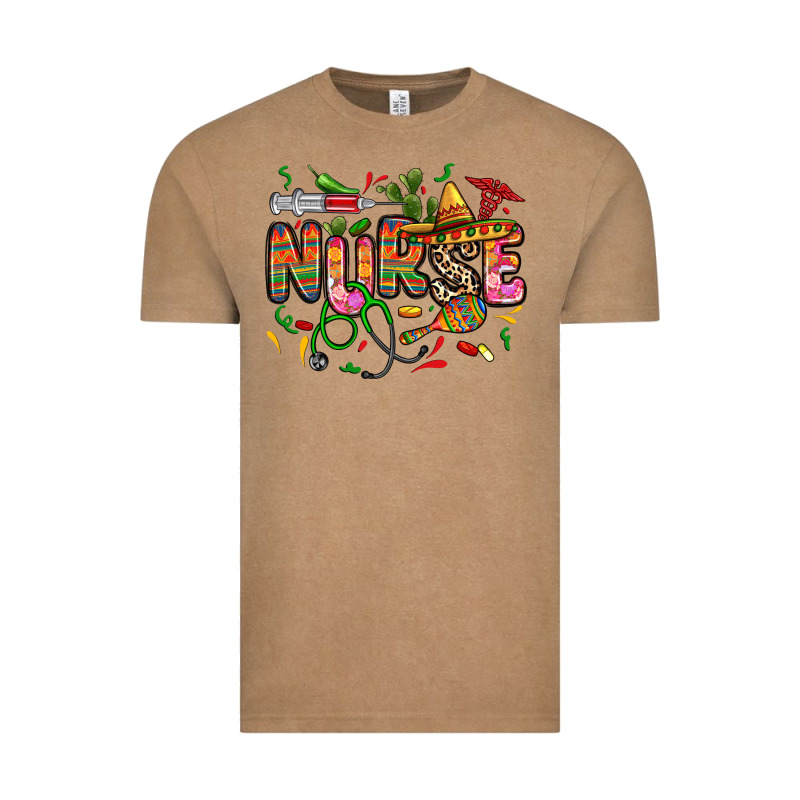 Cinco De Mayo Nurse Vintage Tee by Zillion Design Studio | Teevron