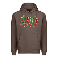 Coffee Christmas cups Premium Hoodie - MaliasSmallBusiness