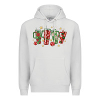 Dove Grey Christmas cups Premium Hoodie - MaliasSmallBusiness