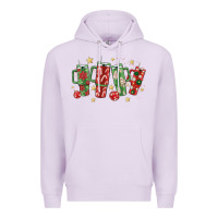 Lilac Christmas cups Premium Hoodie - MaliasSmallBusiness