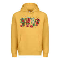 Mustard Christmas cups Premium Hoodie - MaliasSmallBusiness