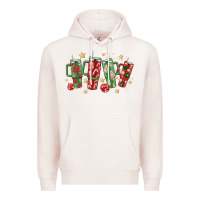 Pale Pink Christmas cups Premium Hoodie - MaliasSmallBusiness