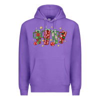 Purple Christmas cups Premium Hoodie - MaliasSmallBusiness