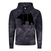 Cloud Black bear Vintage Hoodie - Unal Design