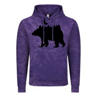Cloud Purple bear Vintage Hoodie - Unal Design