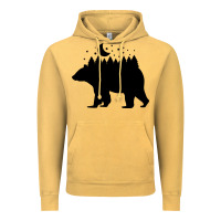 Vintage Mustard bear Vintage Hoodie - Unal Design