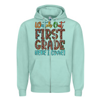 Seafoam watch out first grade here i come! Zipper Hoodie - JahusDesignShop