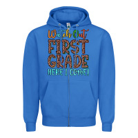 True Royal watch out first grade here i come! Zipper Hoodie - JahusDesignShop
