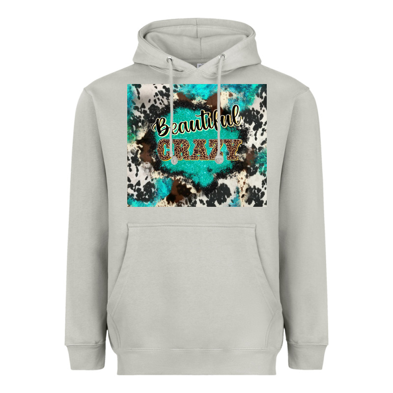 Western Beautiful Crazy Heavyweight Hoodie by BarkalooDesign | Teevron