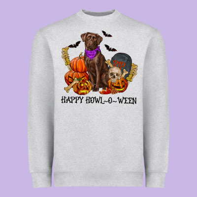 Heavyweight Sweatshirt Happy Howl-o-ween