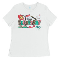 White secretary Ladies Tee - AdoDesignShop
