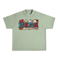 Oil Green mama baseball Urban Heavy Tee - Zillion Design Studio