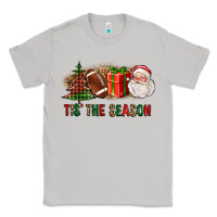 Moon Dust Tis The Season Christmas With Football And Santa Classic Tee - FaDigitalArtStudio