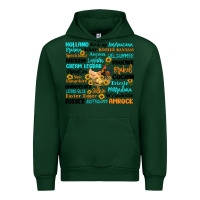 Forest Green chicken typography Urban Hoodie - Artiststas