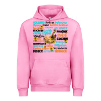 Fuchsia Pink chicken typography Urban Hoodie - Artiststas