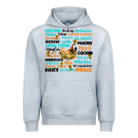 Heather Grey chicken typography Urban Hoodie - Artiststas