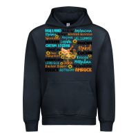 Navy chicken typography Urban Hoodie - Artiststas