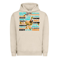 Chicken Typography Urban Hoodie | Teevron