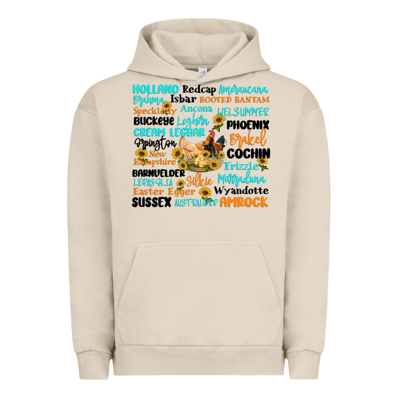Chicken Typography Urban Hoodie by Artiststas | Teevron
