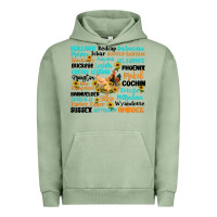 Pigment Oil Green chicken typography Urban Hoodie - Artiststas