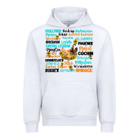 White chicken typography Urban Hoodie - Artiststas