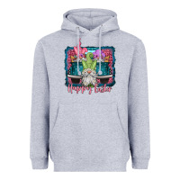 Heather Grey happy easter gnomes farm truck Heavyweight Hoodie - Jasminsmagicworld