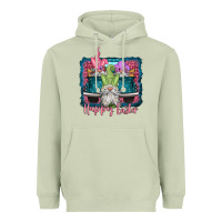 Matcha happy easter gnomes farm truck Heavyweight Hoodie - Jasminsmagicworld