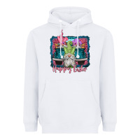 White happy easter gnomes farm truck Heavyweight Hoodie - Jasminsmagicworld
