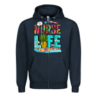 Navy nurse life summer Zipper Hoodie - AdoDesignShop