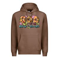 Chestnut god is my refuge and strength Premium Hoodie - MaliasSmallBusiness