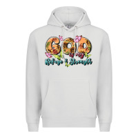 Dove Grey god is my refuge and strength Premium Hoodie - MaliasSmallBusiness