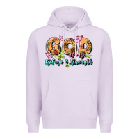 Lilac god is my refuge and strength Premium Hoodie - MaliasSmallBusiness