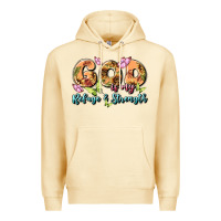 Pina Colada god is my refuge and strength Premium Hoodie - MaliasSmallBusiness