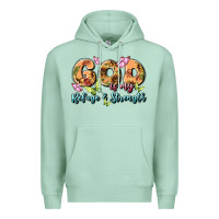 Seafoam god is my refuge and strength Premium Hoodie - MaliasSmallBusiness