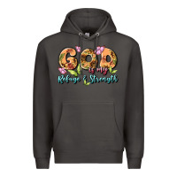 Smoke god is my refuge and strength Premium Hoodie - MaliasSmallBusiness