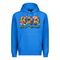 True Royal god is my refuge and strength Premium Hoodie - MaliasSmallBusiness
