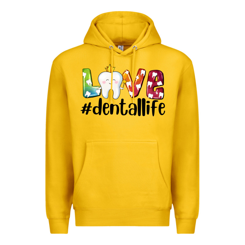 Love Dentallife Premium Hoodie by AdoDesignShop | Teevron