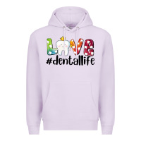 Lilac love dentallife Premium Hoodie - AdoDesignShop