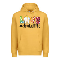 Mustard love dentallife Premium Hoodie - AdoDesignShop