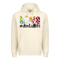 Sandshell love dentallife Premium Hoodie - AdoDesignShop