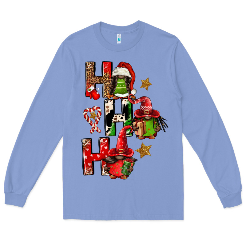 Ho Ho Ho Afro Gnomes Long Sleeve Tee by FaDigitalArtStudio | Teevron