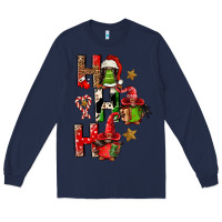 Navy ho ho ho afro gnomes Long Sleeve Tee - FaDigitalArtStudio