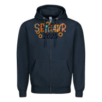 Navy senior 2023 fall Zipper Hoodie - JahusDesignShop