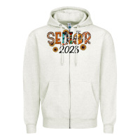 Oatmeal Heather senior 2023 fall Zipper Hoodie - JahusDesignShop