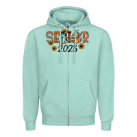 Seafoam senior 2023 fall Zipper Hoodie - JahusDesignShop